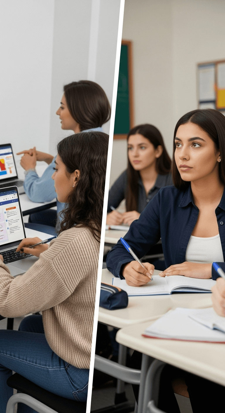 Online ve Yüz Yüze Dil Eğitimi: Hangisi Size Uygun?